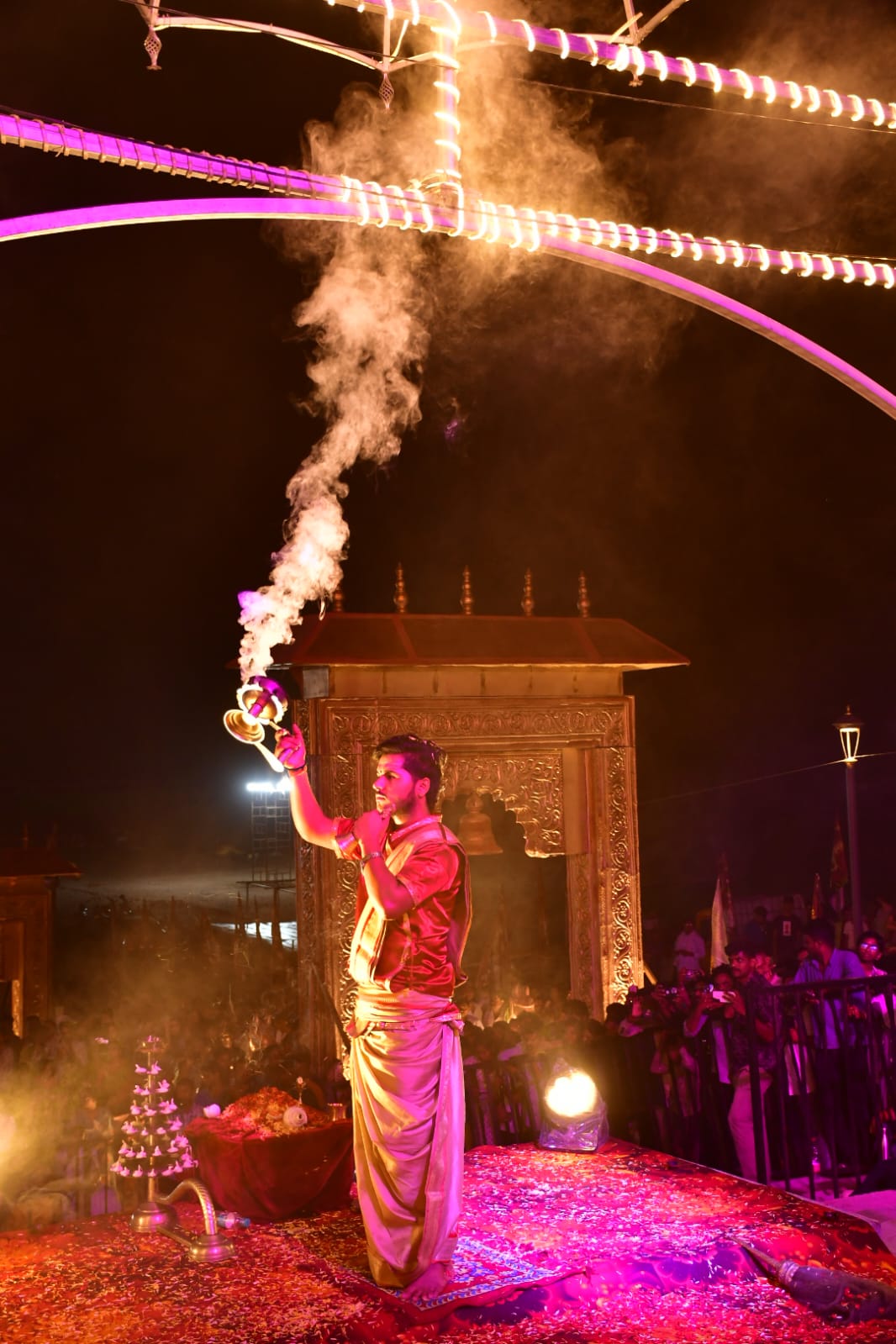 Ganga Aarti ceremony