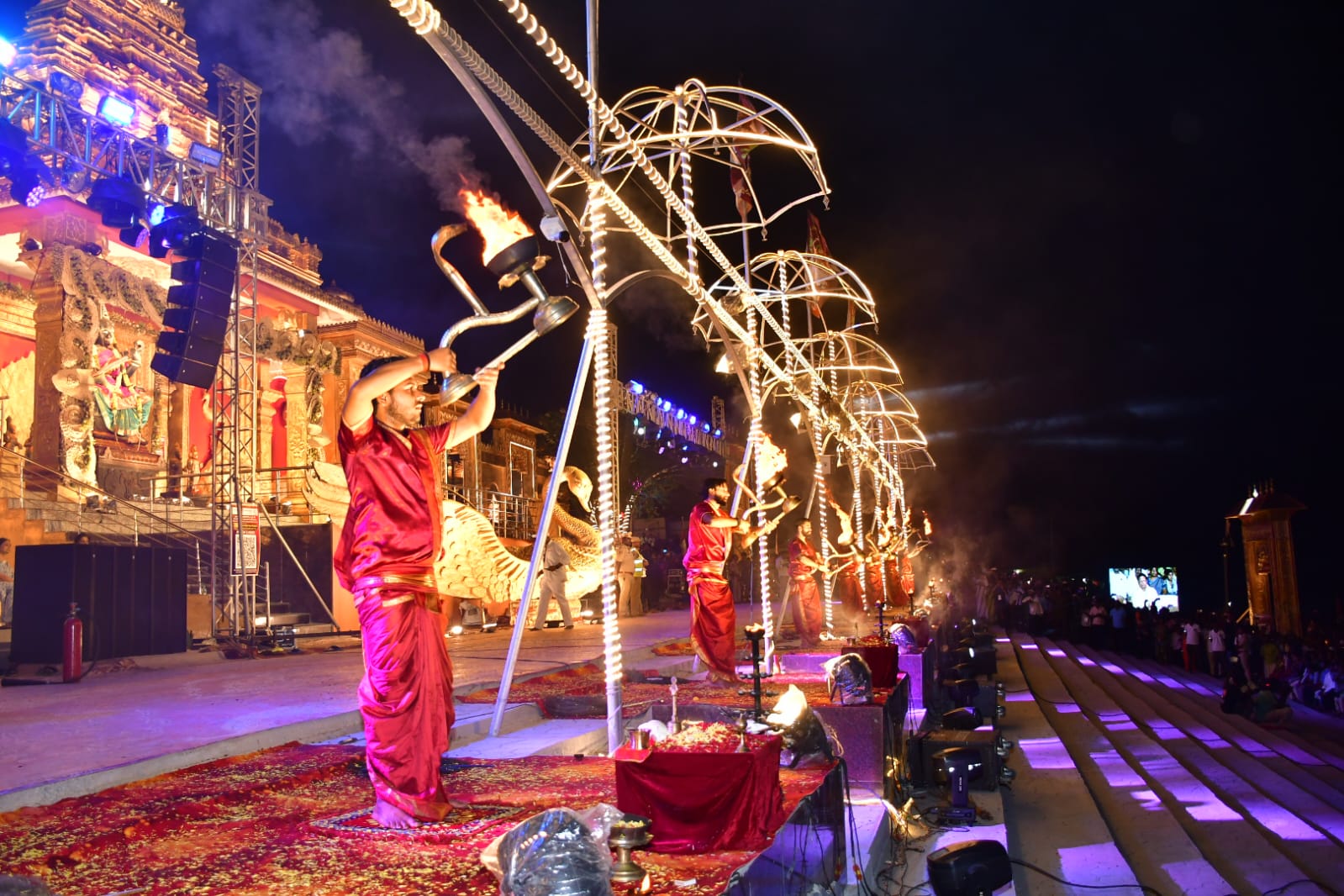 Festival aarti gathering