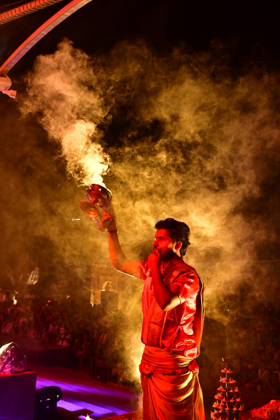 Ganga Aarti Events ceremony