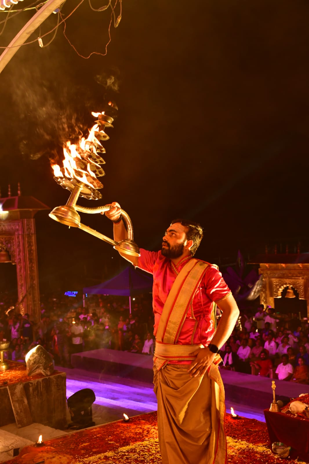 Ganga Aarti Events ceremony